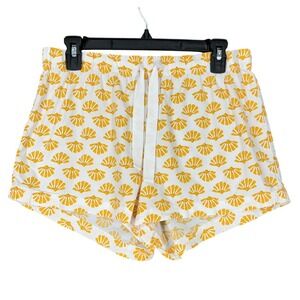 J Crew Pajama Shorts Size S‎ Shell Coastal Beach Resort Vacation Lightweight